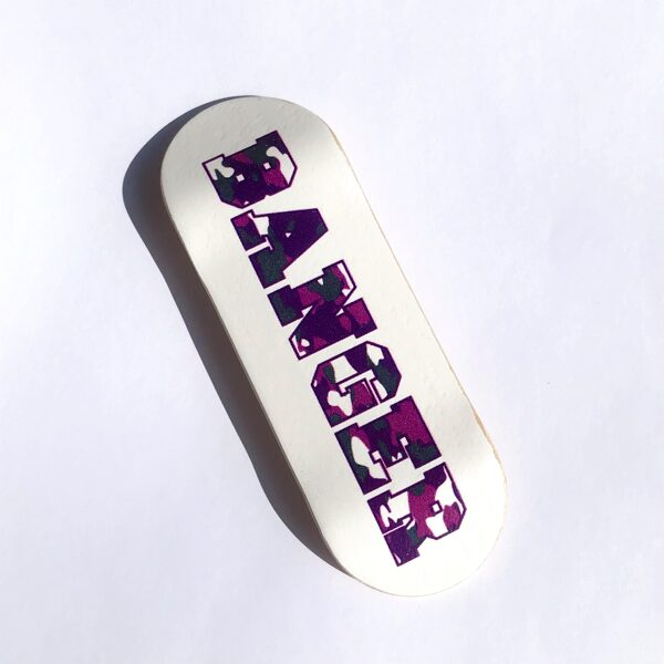 BANGER 34MM Fingerboard deck «KAMO PUPLE LOGO»