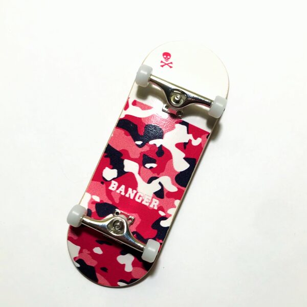 BANGER FINGERBOARD 34MM. «KAMO RED » COMPLETE