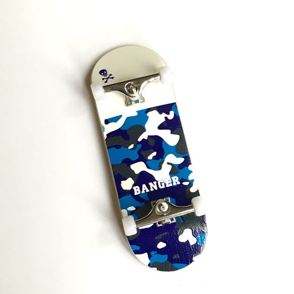 BANGER FINGERBOARD 34MM. «KAMO BLUE » COMPLETE