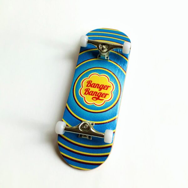 BANGER FINGERBOARD 34mm. «CC STYLE  BLUE» PRO SET