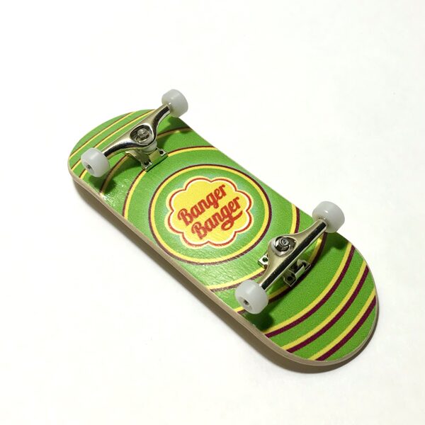 BANGER FINGERBOARD 34MM. «CC style green» COMPLETE